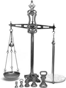 Antique scale.